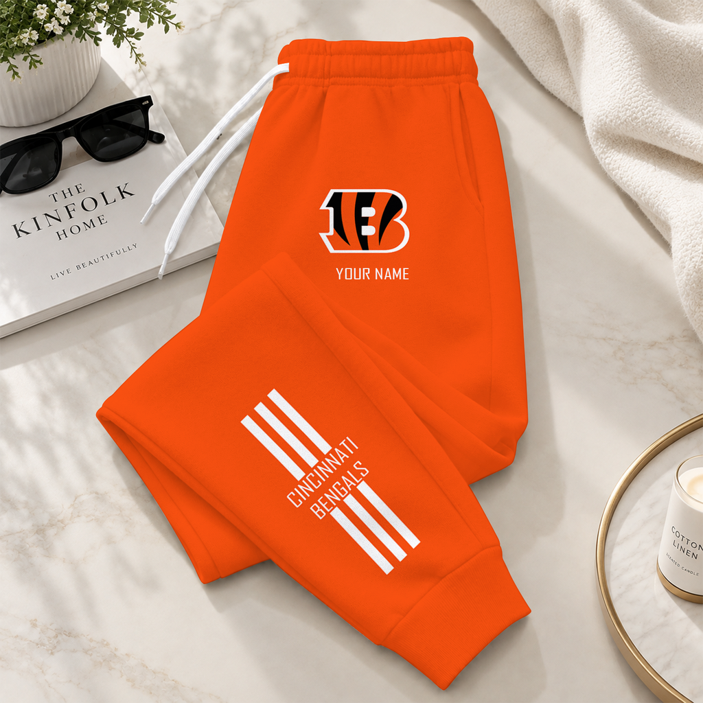 [SPECIAL OFFER] NEW CUSTOMIZED NFL16 CCB CINCINNATI BENGALS SWEATPANTS