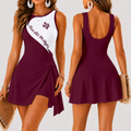 [FAN FAVORITE] NEW CUSTOMIZED NCAA FBS16 TAA TEXAS A&M AGGIES WOMEN'S SUMMER SKORT DRESS