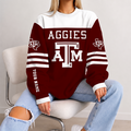 [FAN FAVORITE] NEW CUSTOMIZED NCAA FBS16 TAA TEXAS A&M AGGIES UNISEX SWEATSHIRT