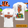 [SPECIAL OFFER] NEW CUSTOMIZED NFL16 CCB CINCINNATI BENGALS SUPER MARIO T-SHIRT, HOODIE, ZIP HOODIE