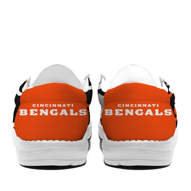 [SPECIAL OFFER] NEW CUSTOMIZED NFL16 CCB CINCINNATI BENGALS LOAFER SHOES