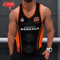 [SPECIAL OFFER] NEW CUSTOMIZED NFL16 CCB CINCINNATI BENGALS UNISEX TANK TOP