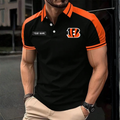 [SPECIAL OFFER] NEW CUSTOMIZED NFL16 CCB CINCINNATI BENGALS POLO SHIRT