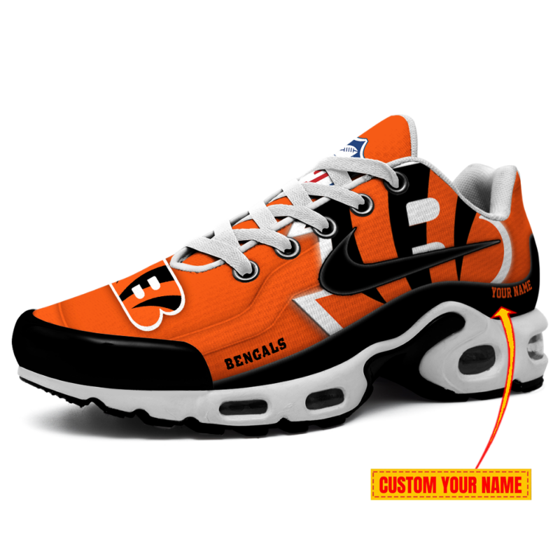 [SPECIAL OFFER] NEW CUSTOMIZED NFL16 CCB CINCINNATI BENGALS AIR MAX PLUS SNEAKERS