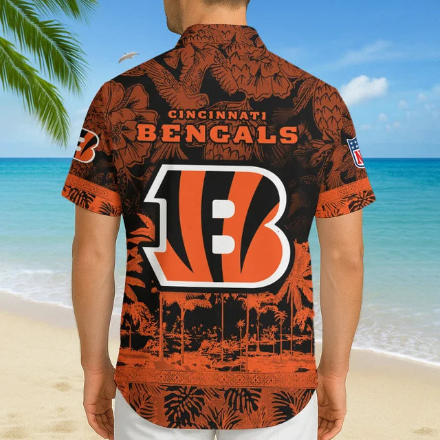 [SPECIAL OFFER] NEW CUSTOMIZED NFL16 CCB CINCINNATI BENGALS UNISEX HAWAIIAN SHIRT