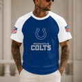 [SPECIAL OFFER] NEW CUSTOMIZED NFL17 IDC INDIANAPOLIS COLTS RAGLAN TEE