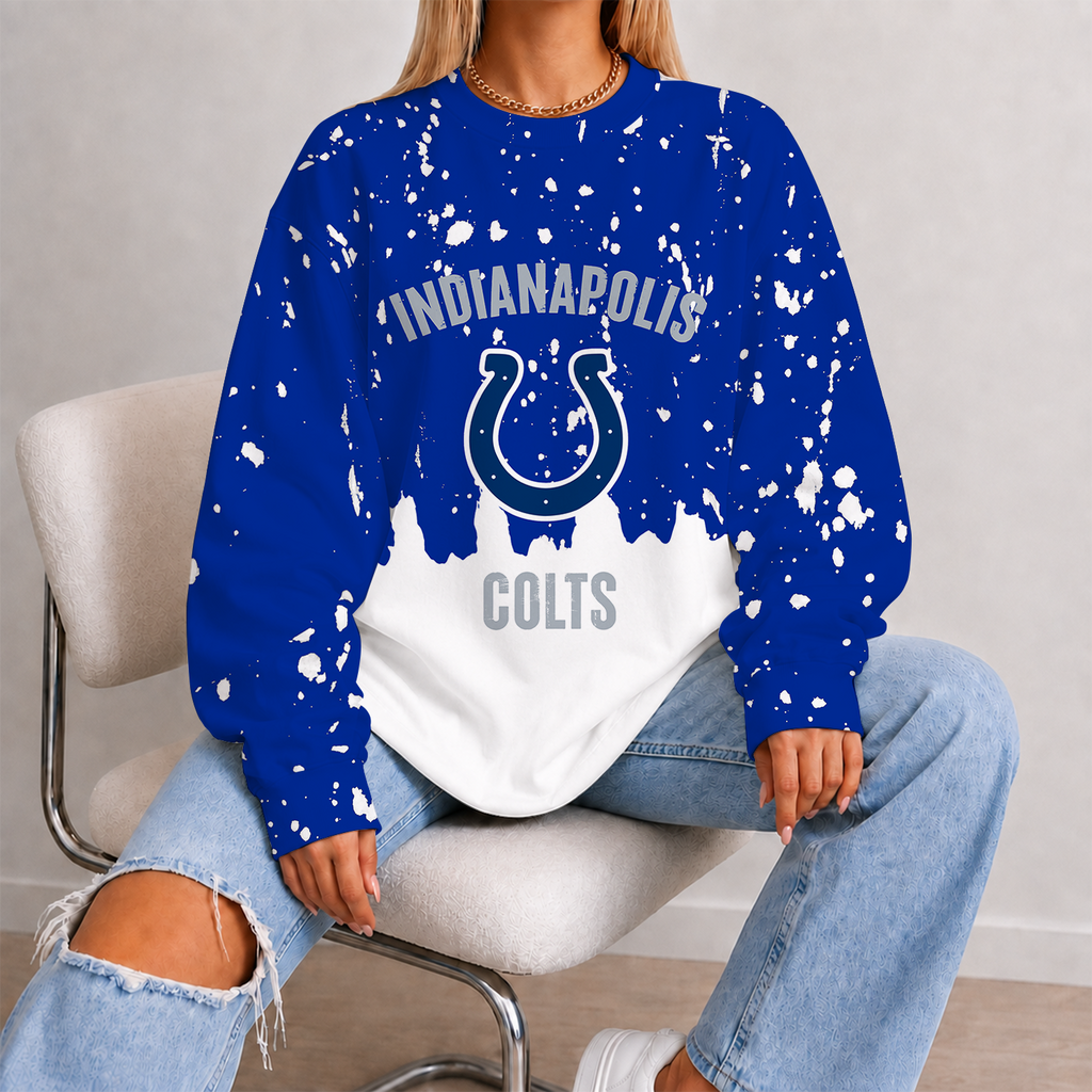 [SPECIAL OFFER] NEW CUSTOMIZED NFL17 IDC INDIANAPOLIS COLTS UNISEX SWEATSHIRT