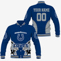 [SPECIAL OFFER] NEW CUSTOMIZED NFL17 IDC INDIANAPOLIS COLTS SATIN VARSITY & BASEBALL JACKET