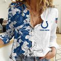 [SPECIAL OFFER] NEW CUSTOMIZED NFL17 IDC INDIANAPOLIS COLTS WOMEN CASUAL SHIRT FOR FAN