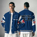 [SPECIAL OFFER] NEW CUSTOMIZED NFL17 IDC INDIANAPOLIS COLTS SATIN VARSITY & BASEBALL JACKET