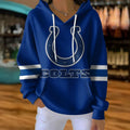 [SPECIAL OFFER] NEW CUSTOMIZED NFL17 IDC INDIANAPOLIS COLTS RIBBED HOODIE & SWEATSHIRT