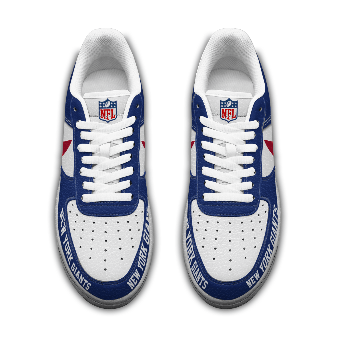 [SPECIAL OFFER] NEW CUSTOMIZED NFL32 NYG NEW YORK GIANTS AF1 SNEAKERS