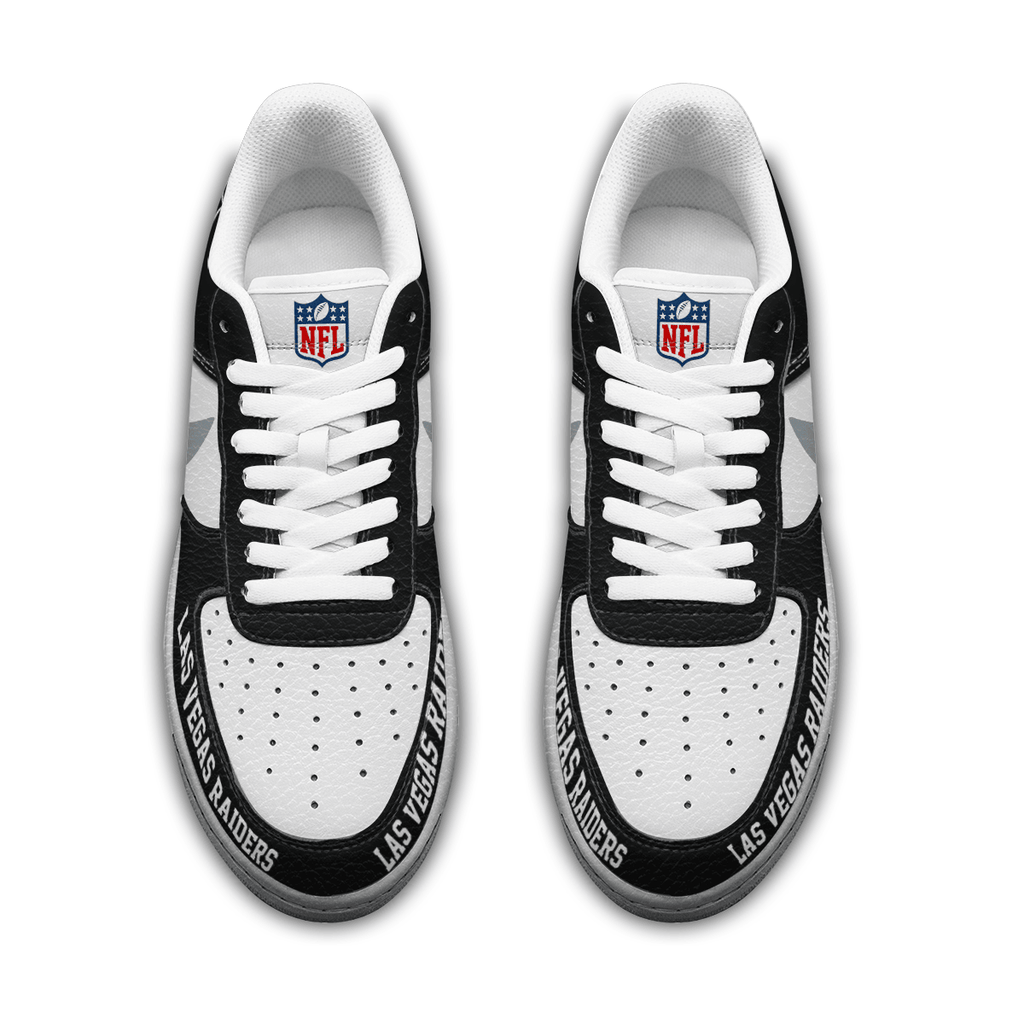 [SPECIAL OFFER] NEW CUSTOMIZED NFL07 LVR LAS VEGAS RAIDERS AF1 SNEAKERS