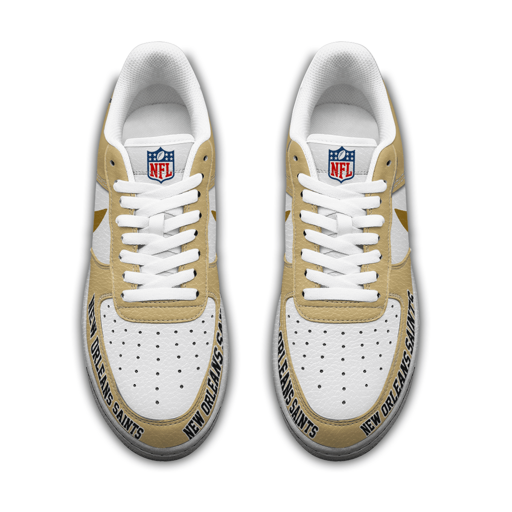 [SPECIAL OFFER] NEW CUSTOMIZED NFL24 NOS NEW ORLEANS SAINTS AF1 SNEAKERS