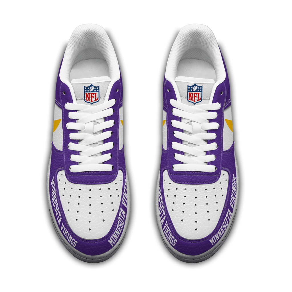[SPECIAL OFFER] NEW CUSTOMIZED NFL05 MVK MINNESOTA VIKINGS AF1 SNEAKERS