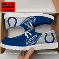 [SPECIAL OFFER] NEW CUSTOMIZED NFL17 IDC INDIANAPOLIS COLTS LOAFER SHOES