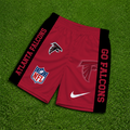 [SPECIAL OFFER] NEW CUSTOMIZED NFL18 ATF ATLANTA FALCONS SHORT PANTS
