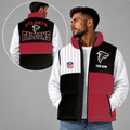 [SPECIAL OFFER] NEW CUSTOMIZED NFL18 ATF ATLANTA FALCONS SLEEVELESS PUFFER VEST