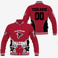 [SPECIAL OFFER] NEW CUSTOMIZED NFL18 ATF ATLANTA FALCONS SATIN VARSITY & BASEBALL JACKET
