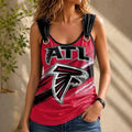 [SPECIAL OFFER] NEW CUSTOMIZED NFL18 ATF ATLANTA FALCONS O-RING SHOULDER TANK TOP