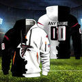 [SPECIAL OFFER] NEW CUSTOMIZED NFL18 ATF ATLANTA FALCONS QUARTER ZIP HOODIE