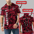 [SPECIAL OFFER] NEW CUSTOMIZED NFL18 ATF ATLANTA FALCONS SHORT SLEEVE HOODIE