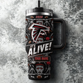 [SPECIAL OFFER] NEW CUSTOMIZED NFL18 ATF ATLANTA FALCONS HALLOWEEN  40OZ TUMBLER