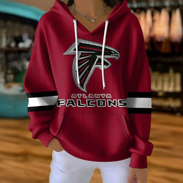 [SPECIAL OFFER] NEW CUSTOMIZED NFL18 ATF ATLANTA FALCONS RIBBED HOODIE & SWEATSHIRT