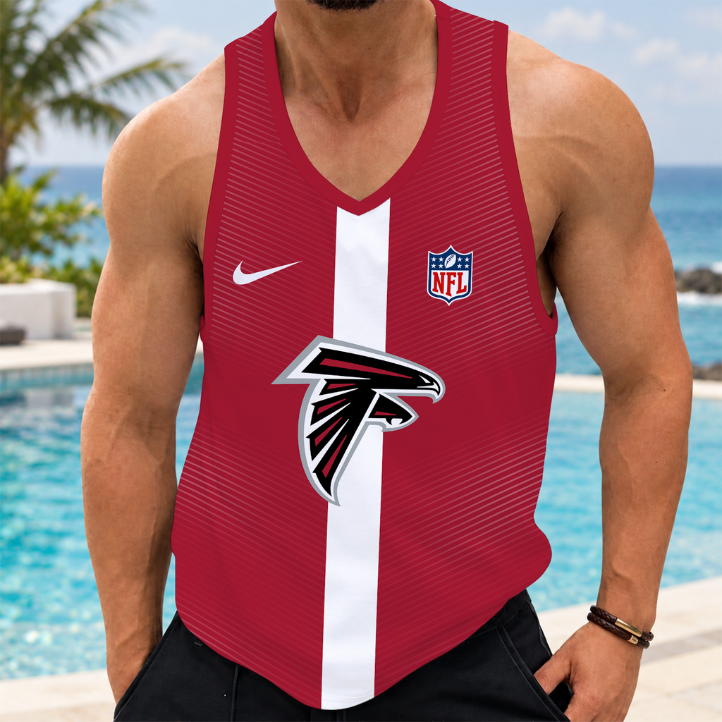[SPECIAL OFFER] NEW CUSTOMIZED NFL18 ATF ATLANTA FALCONS UNISEX TANK TOP