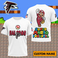 [SPECIAL OFFER] NEW CUSTOMIZED NFL18 ATF ATLANTA FALCONS SUPER MARIO T-SHIRT, HOODIE, ZIP HOODIE