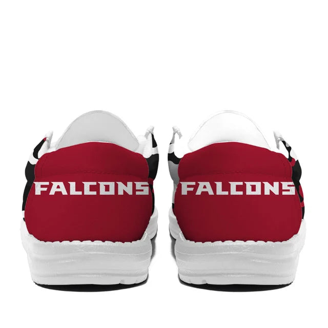[SPECIAL OFFER] NEW CUSTOMIZED NFL18 ATF ATLANTA FALCONS LOAFER SHOES