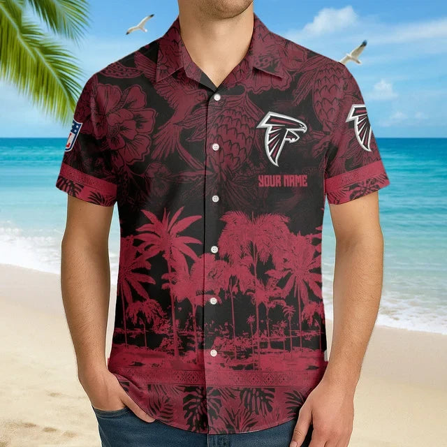 [SPECIAL OFFER] NEW CUSTOMIZED NFL18 ATF ATLANTA FALCONS UNISEX HAWAIIAN SHIRT