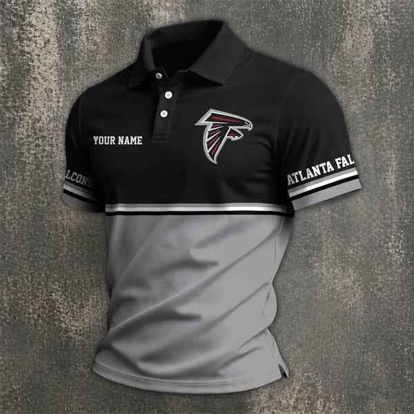 [SPECIAL OFFER] NEW CUSTOMIZED NFL18 ATF ATLANTA FALCONS POLO SHIRT