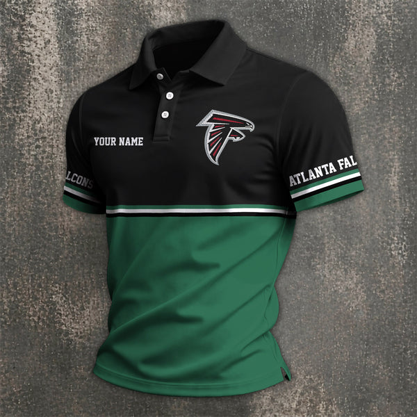 [SPECIAL OFFER] NEW CUSTOMIZED NFL18 ATF ATLANTA FALCONS POLO SHIRT