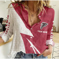 [SPECIAL OFFER] NEW CUSTOMIZED NFL18 ATF ATLANTA FALCONS WOMEN CASUAL SHIRT