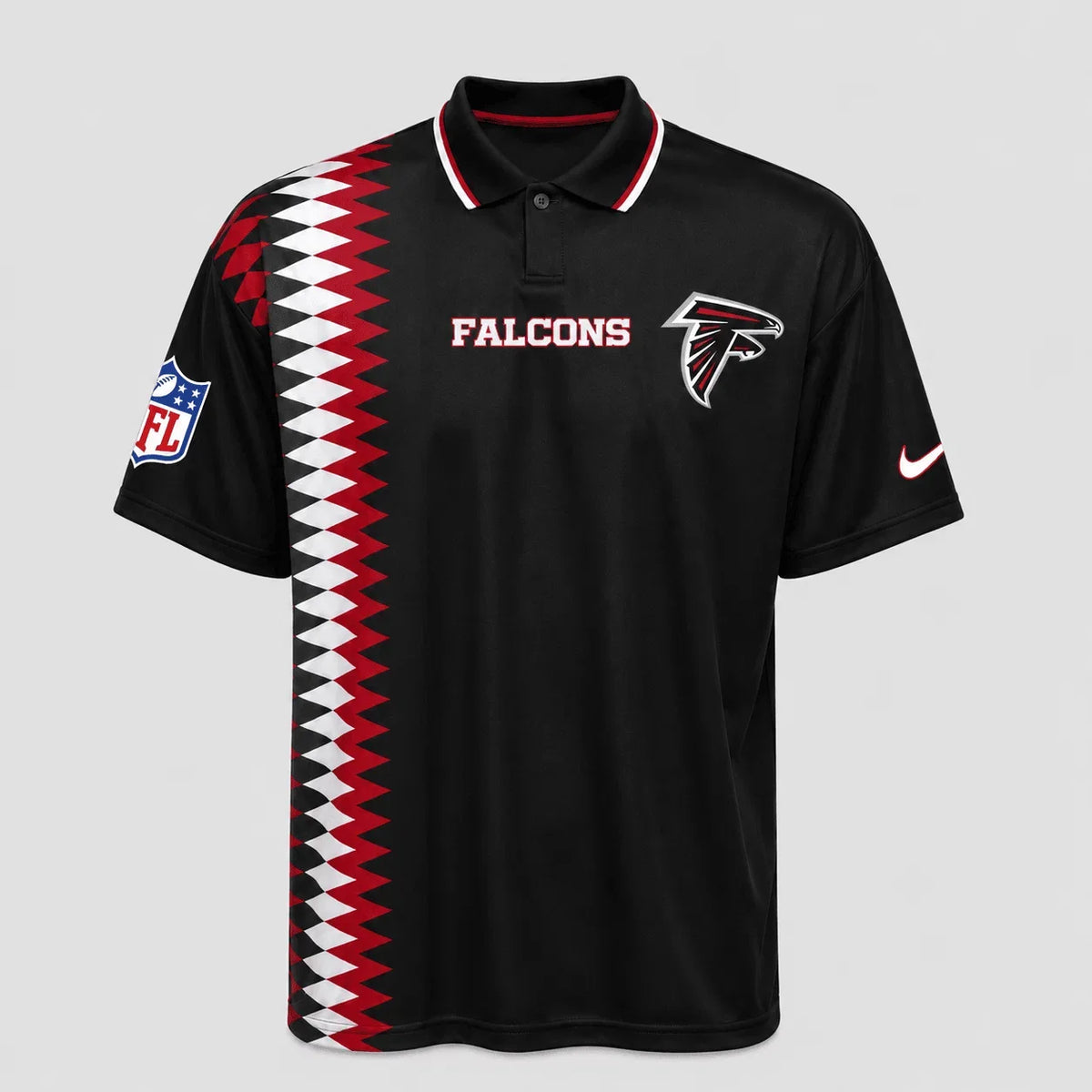 [SPECIAL OFFER] NEW CUSTOMIZED NFL18 ATF ATLANTA FALCONS POLO SHIRT