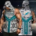[SPECIAL OFFER] NEW CUSTOMIZED NFL19 MDP MIAMI DOLPHINS HOODED TANK TOP