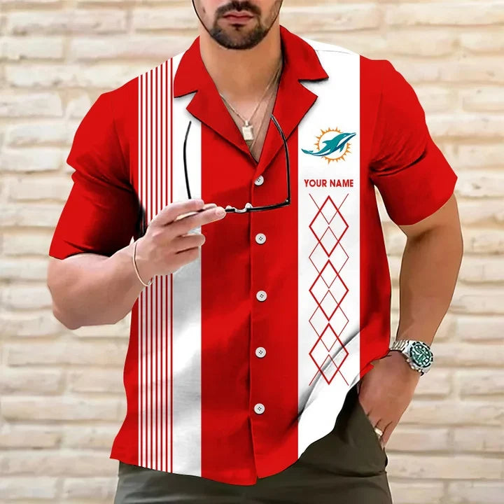 [SPECIAL OFFER] NEW CUSTOMIZED NFL19 MDP MIAMI DOLPHINS HAWAIIAN SHIRT