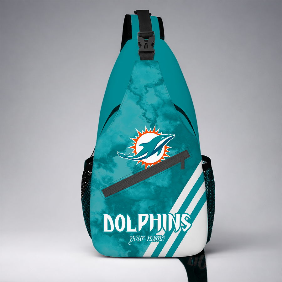 [SPECIAL OFFER] NEW CUSTOMIZED NFL19 MDP MIAMI DOLPHINS SLING BAG