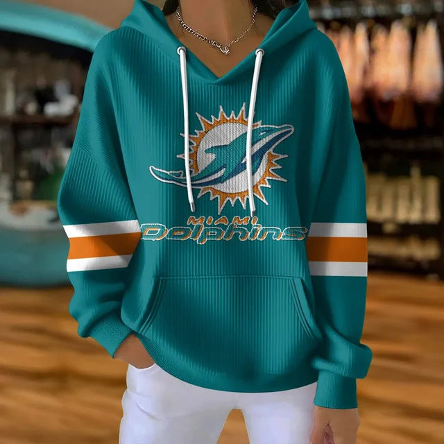 [SPECIAL OFFER] NEW CUSTOMIZED NFL19 MDP MIAMI DOLPHINS RIBBED HOODIE & SWEATSHIRT