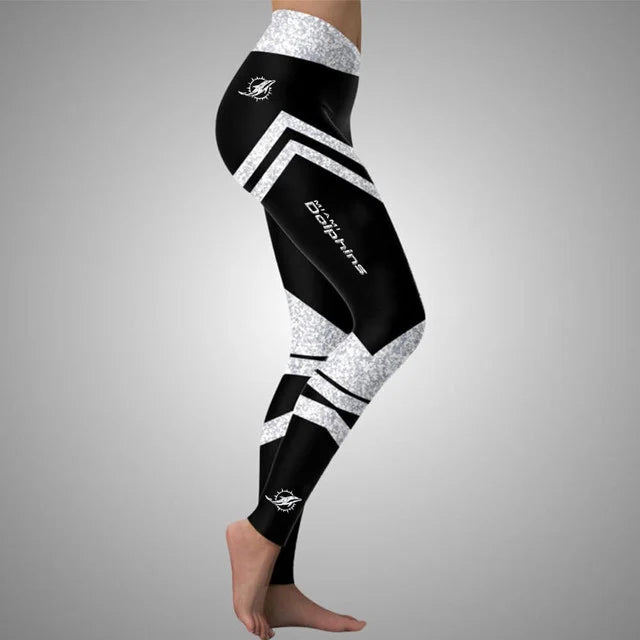 [SPECIAL OFFER] NEW CUSTOMIZED NFL19 MDP MIAMI DOLPHINS HOLLOW TANK TOP & LEGGINGS SET