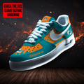 [SPECIAL OFFER] NEW CUSTOMIZED NFL19 MDP MIAMI DOLPHINS AF1 SNEAKERS