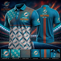 [SPECIAL OFFER] NEW CUSTOMIZED NFL19 MDP MIAMI DOLPHINS POLO SHIRT