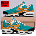 [SPECIAL OFFER] NEW CUSTOMIZED NFL19 MDP MIAMI DOLPHINS AIR MAX PLUS SNEAKERS