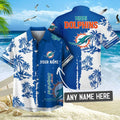 [SPECIAL OFFER] NEW CUSTOMIZED NFL19 MDP MIAMI DOLPHINS UNISEX HAWAIIAN SHIRT & SHORTS SET