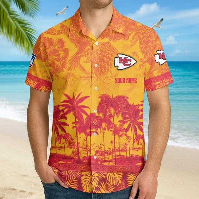 [SPECIAL OFFER] NEW CUSTOMIZED NFL01 KCC KANSAS CITY CHIEFS UNISEX HAWAIIAN SHIRT