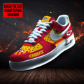[SPECIAL OFFER] NEW CUSTOMIZED NFL01 KCC KANSAS CITY CHIEFS AF1 SNEAKERS