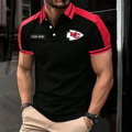 [SPECIAL OFFER] NEW CUSTOMIZED NFL01 KCC KANSAS CITY CHIEFS POLO SHIRT