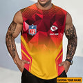 [SPECIAL OFFER] NEW CUSTOMIZED NFL01 KCC KANSAS CITY CHIEFS MEN'S GYM SHIRT