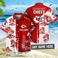 [SPECIAL OFFER] NEW CUSTOMIZED NFL01 KCC KANSAS CITY CHIEFS UNISEX HAWAIIAN SHIRT & SHORTS SET
